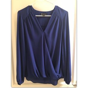 INC International Concepts Surplice Blouse NEW